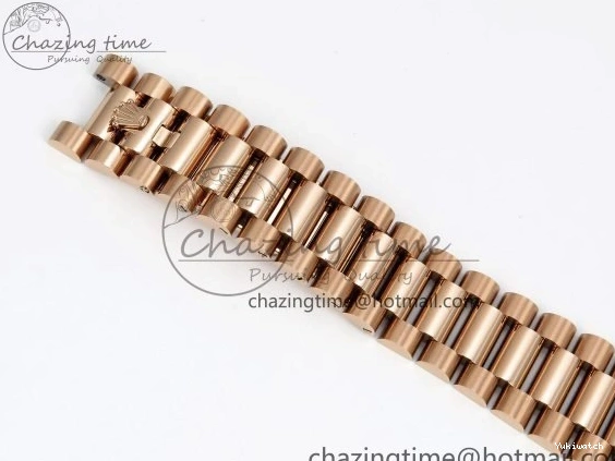 Day 1:1 Tiffany RAF Stone Edition on Best RG Blue RG Date A2836 Dial Bracelet Roman 36 0523